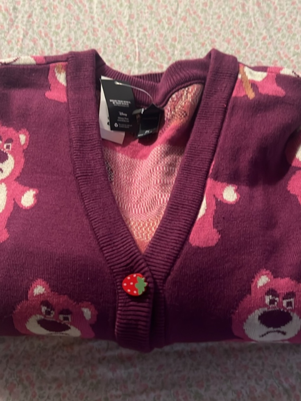 BoxLunch Disney Toy Story Lotso Bear Cardigan